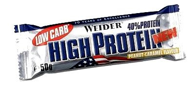 Weider 40% High Protein Bar Low Carb 50g Weider 40% High Protein Bar Low Carb 50g