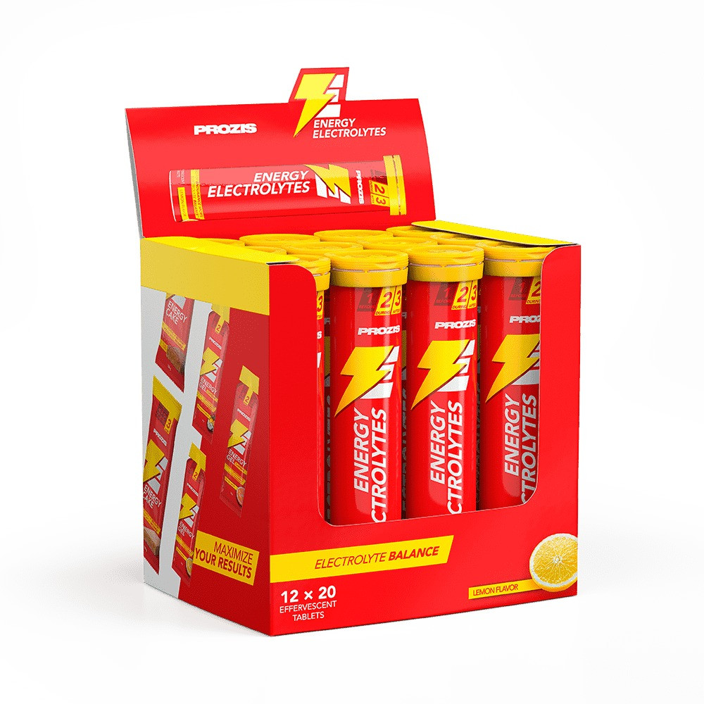 Prozis 12 X Energy Electrolytes 20 Effervescent Tabs Prozis 12 X Energy Electrolytes 20 Effervescent Tabs