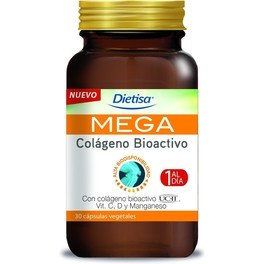 Dietisa Mega Colageno Bioactivo Uc-ii 30 Vcaps