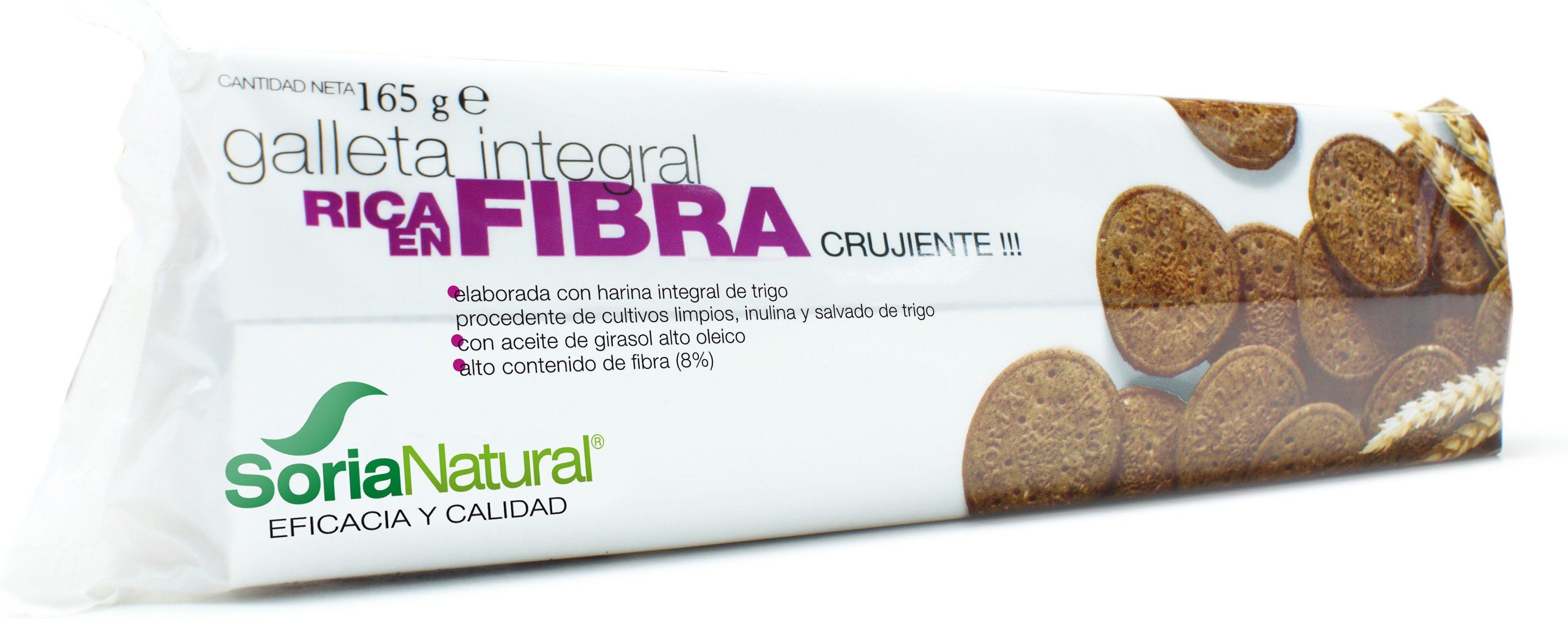 Soria Natural Galleta Integ Fibra S/a 165gr Soria Natural Galleta Integ Fibra S/a 165gr