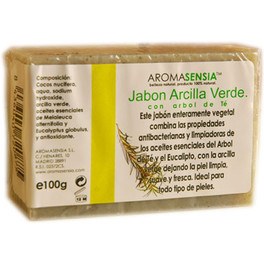 Aromasensia Jabon Arcilla Verde Con Arbol De Te 100g