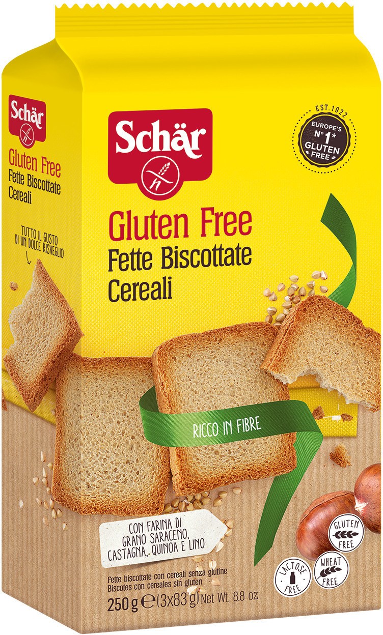 Dr. Schar Fette Biscottate Cereali 260g Dr. Schar Fette Biscottate Cereali 260g