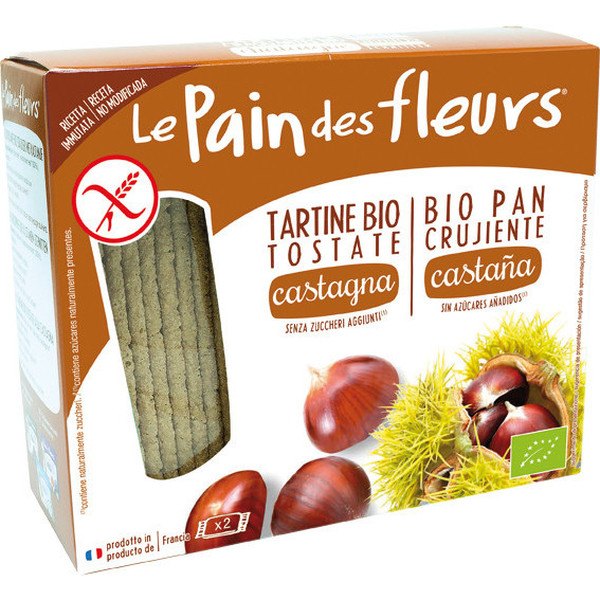 Le Pain Des Fleurs Pan De Flores Con Castaña Sin Gluten Bio 300 Gr