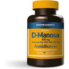 Enzimesab D-manosa + Arandano Rojo 50% Pacs 60 Cap