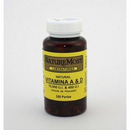 Naturemost Vitaminas A&d3 10.000 U.i. & 400 U.i. 250 Perlas