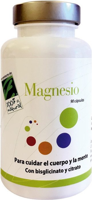 100% Natural Magnesio 90 Cap 100% Natural Magnesio 90 Cap