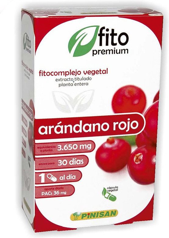 Pinisan Fitopremium Arandano Rojo 30 Caps Pinisan Fitopremium Arandano Rojo 30 Caps