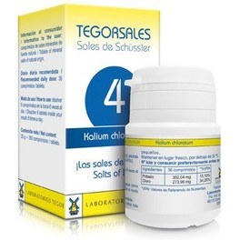Tegor Sport Tegorsales 4 Cloruro De Potasio 350 Comprimidos