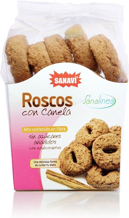Sanavi Roscos Integrales Canela 400gr Sanavi Roscos Integrales Canela 400gr
