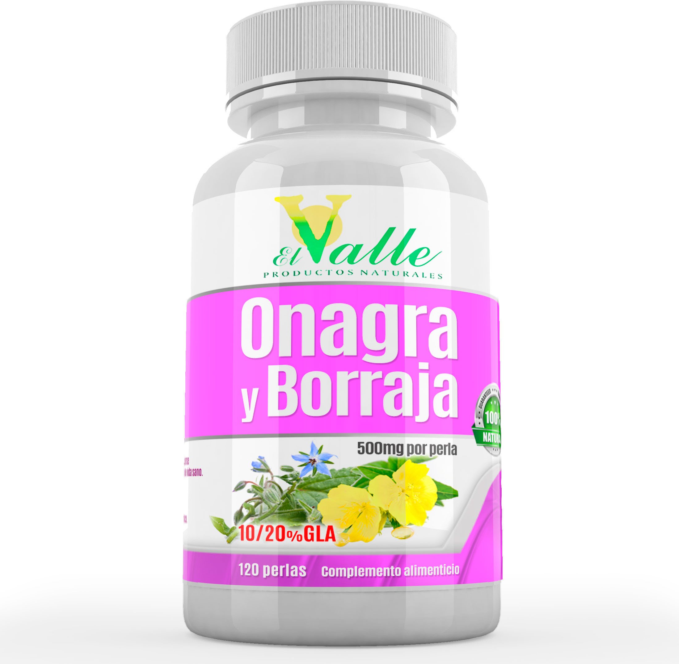 El Valle Onagra Borraja Vit E 120 Perl El Valle Onagra Borraja Vit E 120 Perl