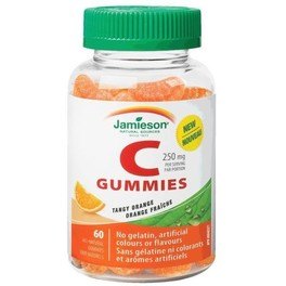 Jamieson Vitamina C Gummies Naranja Masticable 60 Caramelos
