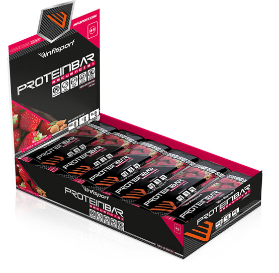 InfiSport Protein Bar Secuencial 24 barritas x 40 gr InfiSport Protein Bar Secuencial 24 barritas x 40 gr