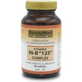 Naturemost Vitamina Hi-b 125 Complex L. Sostenida 60 Tab