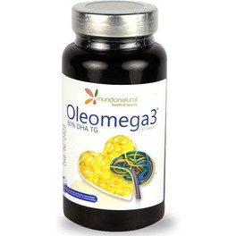 Mundo Natural Oleomega3 - 80% DHA 1g 30 Caps