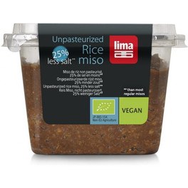 Lima Miso, Soja Y Arroz 25% Reducido Sal (No Pasteuriza