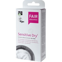 Fair Squared Preservativos Fair Squared Sensitive Dry 10 Uds