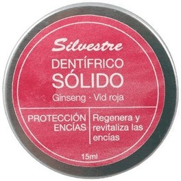 Silvestre Dentifrico Solido Encias Vid/ginseng 15ml Roj