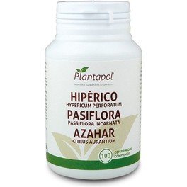 Planta Pol Hiperico, Pasiflora, Azahar 100 Comprimidos 500 Mg