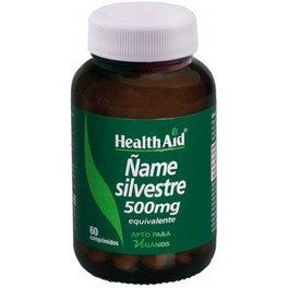 Health Aid Ñame Silvestre Wild Yam 500 Mg 60 Tabletas