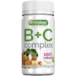 Quamtrax Essentials Vitamina B + C Complex 60 caps