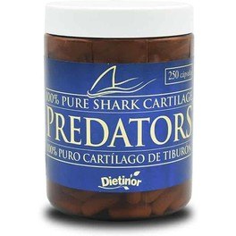 Dietinor Predators 100 % Cartilago De Tiburon 750 Mg 250 Ca