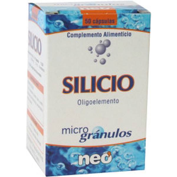 Neo - Silicium 50 Capsules - Voedingssupplement om weerstand te bieden aan botten en gewrichten - Neem 1 of 2 per dag