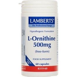 Lamberts L-ornitina 500 Mg 60 Caps