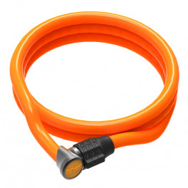 Onguard Candado Espiral Neon Light Combo 120 Cm X 8 Mm Naranja