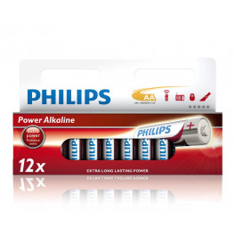 Philips Pila Power Alcal. Mignon Lr6 Alcalina 15 V Aa1x Un Blister De 12