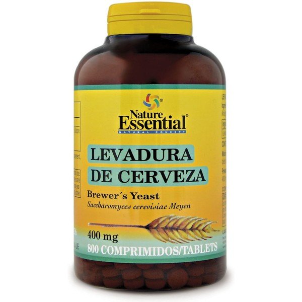 Nature Essential Levadura De Cerveza 400 Mg 800 Tabletas