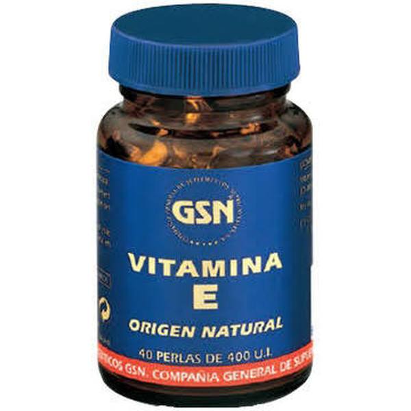 Gsn Vitamina E - Natural (40 Perlas )
