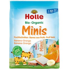 Holle Barritas Mini Platano & Naranja +12 Meses 100g