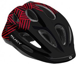 Rudy Project Rocky Black / Red Shiny S 48-54 / 189"-213" - Casco Ciclismo