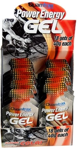 Quamtrax Power Energy Gel 18 geles x 40 gr Quamtrax Power Energy Gel 18 geles x 40 gr