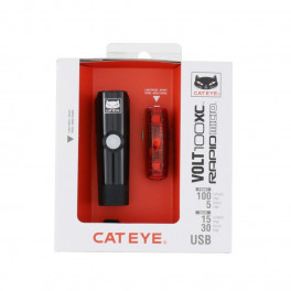 Cateye Kit Luces Volt100 / Rapid Micro