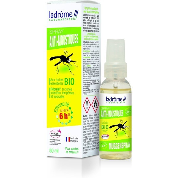 Ladrome Spray Anti Mosquitos Bio 50 Ml