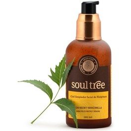 Soultree Gel Limpiador Facial Nutgrass Con Neem 120 Ml