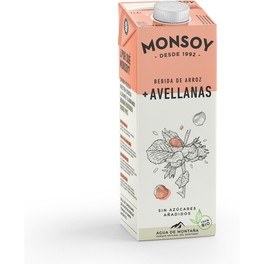 Monsoy Bebida De Arroz Con Avellanas Bio 1 L