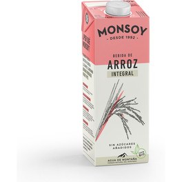 Monsoy Bebida De Arroz Integral Bio 1 L