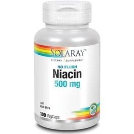 Solaray Niacin No Ruborizante 500 Mg 100 Vcaps