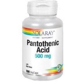 Solaray Pantotenic Acid 500 Mg 100 Caps