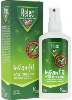 Relec Spray Repelente de Mosquitos Infantil +12 meses 100 ml Relec Spray Repelente de Mosquitos Infantil +12 meses 100 ml