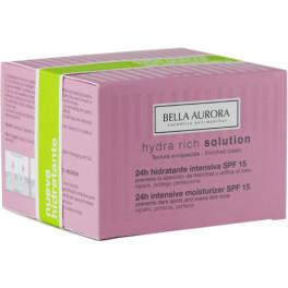 Bella Aurora Hydra Rich Crema Hidratante Intensiva Antimanchas Spf15 50ml Mujer