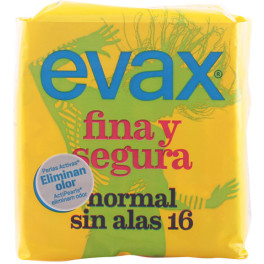 Evax Fina&segura Compresas Normal 16 Uds Mujer