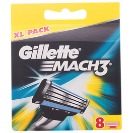 Gillette Mach 3 Cargador 8 Recambios Hombre