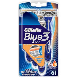 Gillette Blue 3 Maquin Desechables 6 Unidades