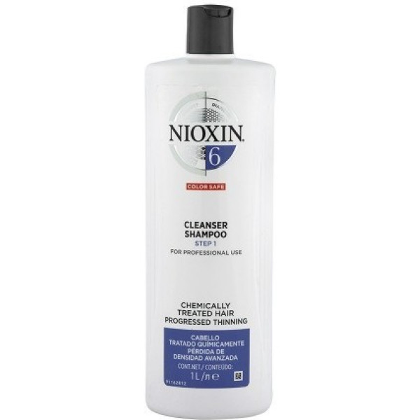 Nioxin System 6 Shampoo Volumizing Very Weak Coarse Hair 1000 Ml Unisex