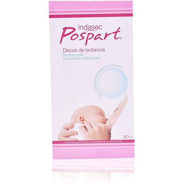 Indasec Postpartum Stillscheiben 30 Einheiten Frau
