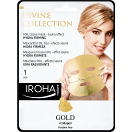 Iroha Nature Gold Tissue Hydra-firming Face Mask 1 Use Mujer