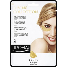 Iroha Nature Gold Tissue Eyes Patches Extra Firmness 2 Pcs Mujer